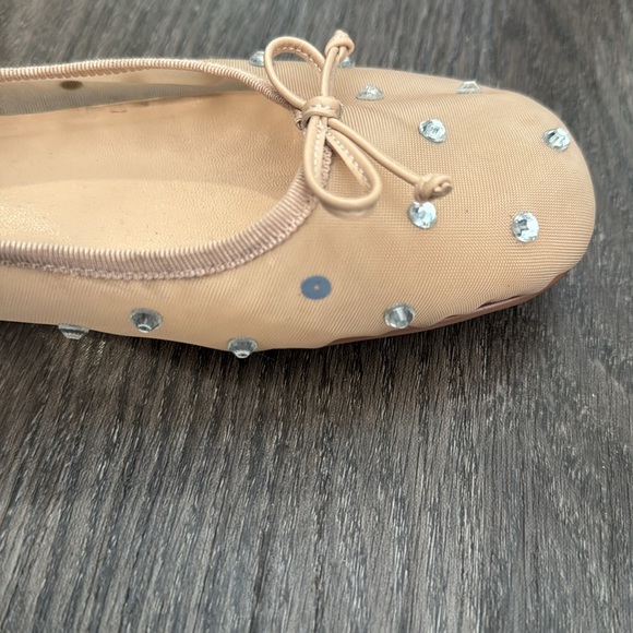 Jeffrey Campbell x Free People Mesh Ballet Flats with Rhinestones - Picture 8 of 10
